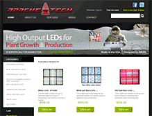 Tablet Screenshot of apachetechinc.com